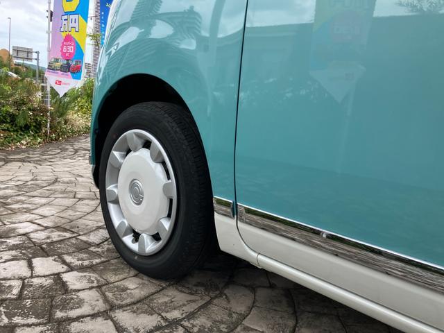 ムーヴキャンバスＧメイクアップＶＳ　ＳＡIII１４インチフルホイールキャップ　ＬＥＤヘッドランプ　キーフリーシステム　両側パワースライドドア　オートエアコン（プッシュ式）　オートライト　置きラクボックス（静岡県）の中古車