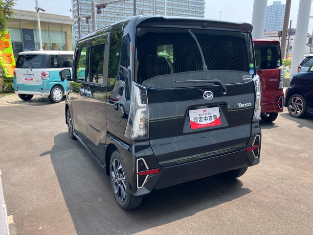 タントカスタムＸセレクション１４インチアルミホイール　大型エアロバンパー　フルＬＥＤヘッドランプ　オート格納式カラードドアミラー　両側パワースライドドア　キーフリーシステム　プッシュボタンスタート（静岡県）の中古車