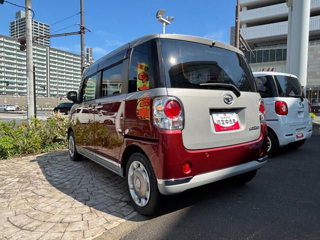 ムーヴキャンバスＧブラックインテリアＶＳ　ＳＡIII１４インチフルホイールキャップ　ＬＥＤヘッドランプ　キーフリーシステム　両側パワースライドドア　オートエアコン（プッシュ式）　オートライト　置きラクボックス（静岡県）の中古車