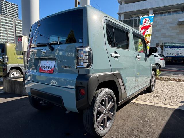 タフトGターボ15インチアルミホイール オートレベリング機能付フルLEDヘッドランプ LEDフォグランプ 本革巻ステアリングホイール 本革巻インパネセンターシフト TFTカラーマルチインフォメーションディスプレイ(静岡県)の中古車