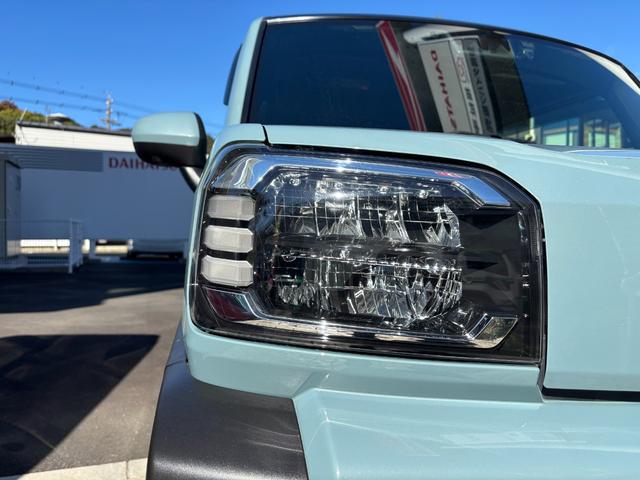 タフトGターボ15インチアルミホイール オートレベリング機能付フルLEDヘッドランプ LEDフォグランプ 本革巻ステアリングホイール 本革巻インパネセンターシフト TFTカラーマルチインフォメーションディスプレイ(静岡県)の中古車