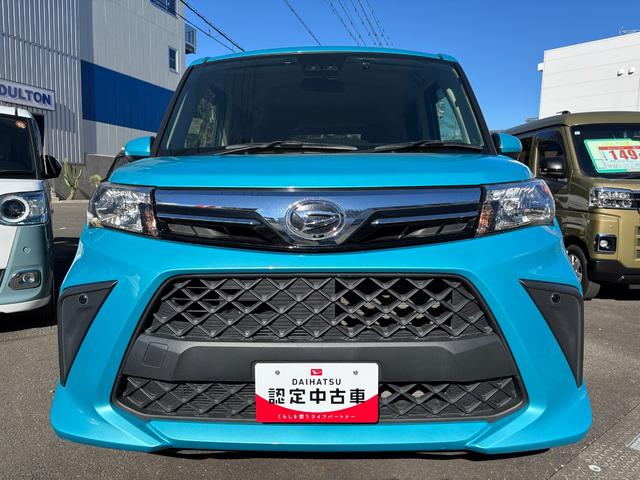 トールＸキーフリーシステム　プッシュボタンスタート　マニュアルエアコン　片側電動スライドドア　ハロゲンヘッドライト　ＵＶカットガラス　フルホイールキャップ（静岡県）の中古車