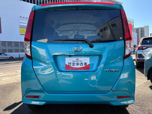 トールＸキーフリーシステム　プッシュボタンスタート　マニュアルエアコン　片側電動スライドドア　ハロゲンヘッドライト　ＵＶカットガラス　フルホイールキャップ（静岡県）の中古車