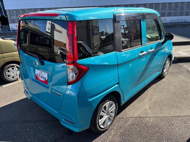 トールＸキーフリーシステム　プッシュボタンスタート　マニュアルエアコン　片側電動スライドドア　ハロゲンヘッドライト　ＵＶカットガラス　フルホイールキャップ（静岡県）の中古車