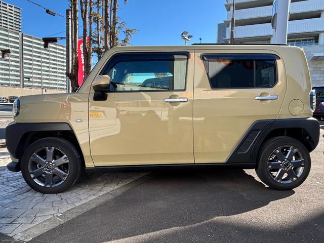 タフトＧターボ１５インチアルミホイール　オートレベリング機能付フルＬＥＤヘッドランプ　ＬＥＤフォグランプ　本革巻ステアリングホイール　本革巻インパネセンターシフト　ＴＦＴカラーマルチインフォメーションディスプレイ（静岡県）の中古車