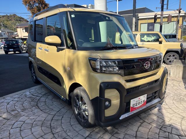 タントファンクロス14インチアルミホイール 大型エアロバンパー フルLEDヘッドランプ オート格納式カラードドアミラー 両側パワースライドドア キーフリーシステム プッシュボタンスタート(静岡県)の中古車