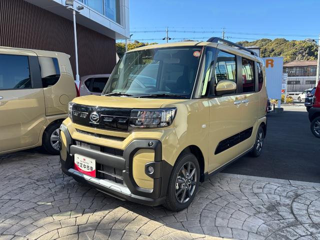 タントファンクロス14インチアルミホイール 大型エアロバンパー フルLEDヘッドランプ オート格納式カラードドアミラー 両側パワースライドドア キーフリーシステム プッシュボタンスタート(静岡県)の中古車