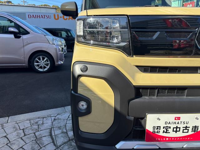 タントファンクロス14インチアルミホイール 大型エアロバンパー フルLEDヘッドランプ オート格納式カラードドアミラー 両側パワースライドドア キーフリーシステム プッシュボタンスタート(静岡県)の中古車