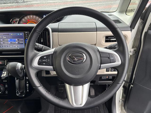 ムーヴキャンバスＧブラックアクセントＶＳ　ＳＡIII１４インチフルホイールキャップ　ＬＥＤヘッドランプ　キーフリーシステム　両側パワースライドドア　オートエアコン（プッシュ式）　オートライト　置きラクボックス（静岡県）の中古車