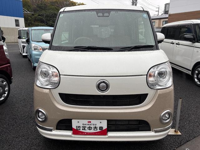 ムーヴキャンバスＧメイクアップＶＳ　ＳＡIII１４インチフルホイールキャップ　ＬＥＤヘッドランプ　キーフリーシステム　両側パワースライドドア　オートエアコン（プッシュ式）　オートライト　置きラクボックス（静岡県）の中古車