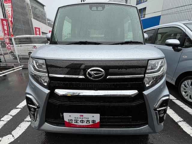 タントカスタムX14インチアルミホイール 大型エアロバンパー フルLEDヘッドランプ オート格納式カラードドアミラー 両側パワースライドドア キーフリーシステム プッシュボタンスタート(静岡県)の中古車