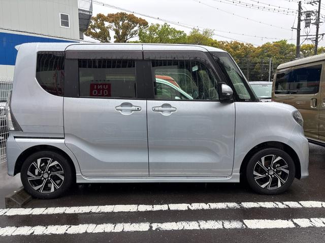 タントカスタムX14インチアルミホイール 大型エアロバンパー フルLEDヘッドランプ オート格納式カラードドアミラー 両側パワースライドドア キーフリーシステム プッシュボタンスタート(静岡県)の中古車