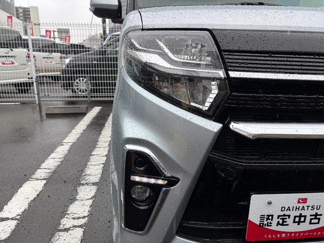 タントカスタムX14インチアルミホイール 大型エアロバンパー フルLEDヘッドランプ オート格納式カラードドアミラー 両側パワースライドドア キーフリーシステム プッシュボタンスタート(静岡県)の中古車