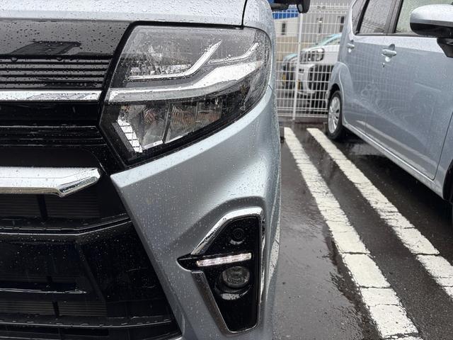 タントカスタムX14インチアルミホイール 大型エアロバンパー フルLEDヘッドランプ オート格納式カラードドアミラー 両側パワースライドドア キーフリーシステム プッシュボタンスタート(静岡県)の中古車