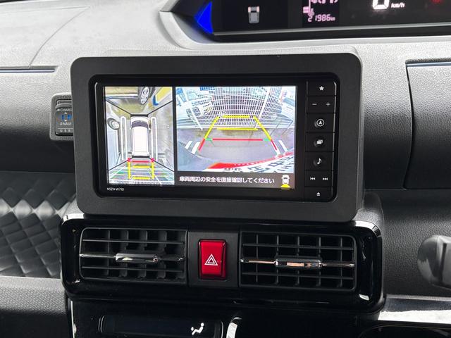 タントカスタムX14インチアルミホイール 大型エアロバンパー フルLEDヘッドランプ オート格納式カラードドアミラー 両側パワースライドドア キーフリーシステム プッシュボタンスタート(静岡県)の中古車