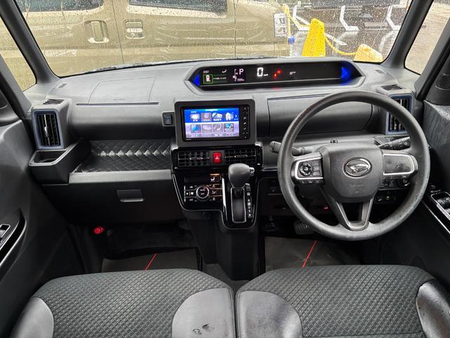 タントカスタムX14インチアルミホイール 大型エアロバンパー フルLEDヘッドランプ オート格納式カラードドアミラー 両側パワースライドドア キーフリーシステム プッシュボタンスタート(静岡県)の中古車