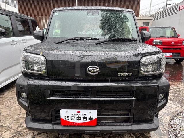 タフトGターボ15インチアルミホイール オートレベリング機能付フルLEDヘッドランプ LEDフォグランプ 本革巻ステアリングホイール 本革巻インパネセンターシフト TFTカラーマルチインフォメーションディスプレイ(静岡県)の中古車