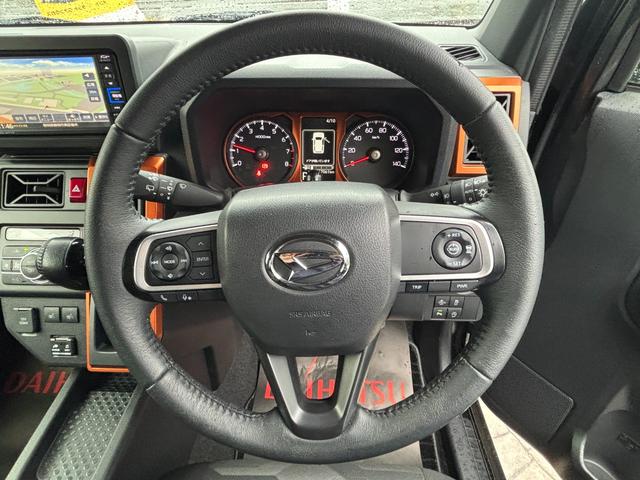 タフトGターボ15インチアルミホイール オートレベリング機能付フルLEDヘッドランプ LEDフォグランプ 本革巻ステアリングホイール 本革巻インパネセンターシフト TFTカラーマルチインフォメーションディスプレイ(静岡県)の中古車