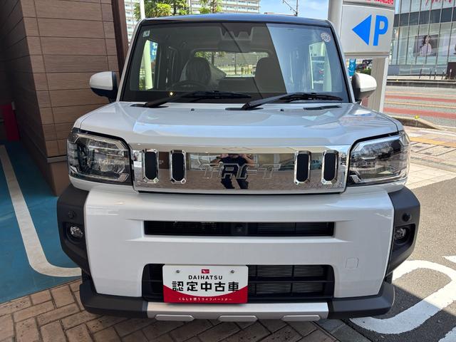 タフトGターボ クロムベンチャー15インチアルミホイール(シルバー塗装) オートレベリング機能付フルLEDヘッドランプ LEDフォグランプ 本革巻ステアリングホイール 本革巻インパネセンターシフト(静岡県)の中古車
