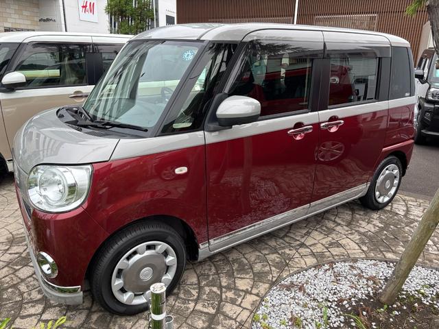 ムーヴキャンバスGブラックインテリアVS SAIII14インチフルホイールキャップ LEDヘッドランプ キーフリーシステム 両側パワースライドドア オートエアコン(プッシュ式) オートライト 置きラクボックス(静岡県)の中古車