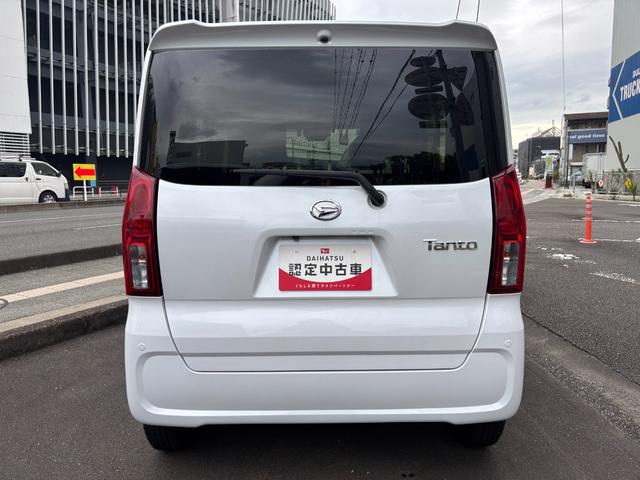タントX 雹害車14インチフルホイールキャップ フルLEDヘッドランプ オート格納式カラードドアミラー 左側パワースライドドア TFTカラーマルチインフォメーションディスプレイ フルファブリックシート(静岡県)の中古車