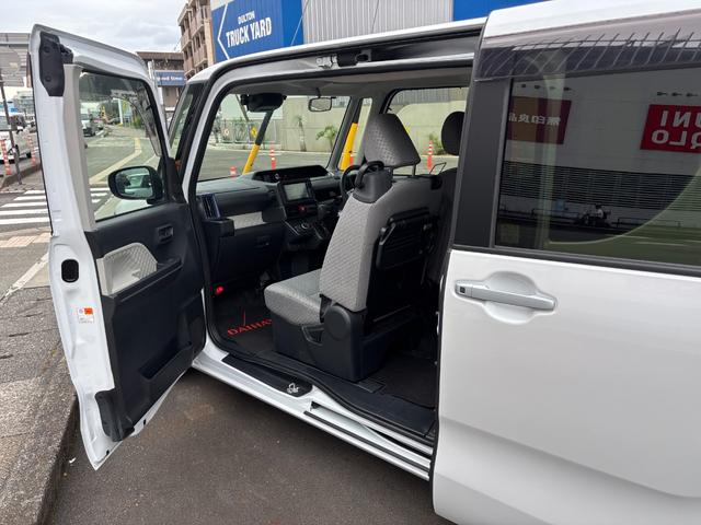 タントX 雹害車14インチフルホイールキャップ フルLEDヘッドランプ オート格納式カラードドアミラー 左側パワースライドドア TFTカラーマルチインフォメーションディスプレイ フルファブリックシート(静岡県)の中古車