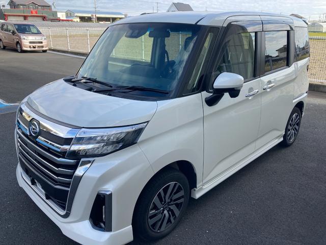 トールカスタムＧＬＥＤヘッドランプ　キーフリーシステム　プッシュボタンスタート　オートエアコン（プッシュ式）　両側パワースライドドア　マルチインフォメーションディスプレイ（静岡県）の中古車