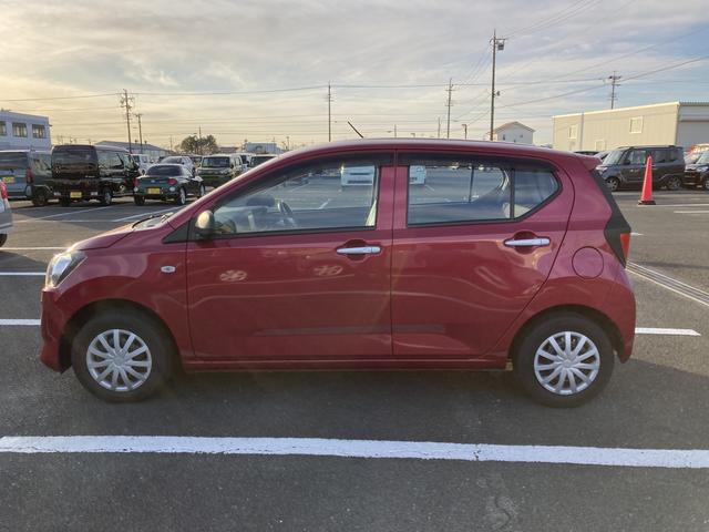 ミライースL SAIII13インチフルホイールキャップ マルチリフレクターハロゲンヘッドランプ 可倒式ドアミラー 自発光式デジタルメーターアンバーイルミネーションメーター マニュアルエアコン(ダイヤル式) キーレスエントリー(静岡県)の中古車