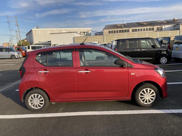 ミライースL SAIII13インチフルホイールキャップ マルチリフレクターハロゲンヘッドランプ 可倒式ドアミラー 自発光式デジタルメーターアンバーイルミネーションメーター マニュアルエアコン(ダイヤル式) キーレスエントリー(静岡県)の中古車