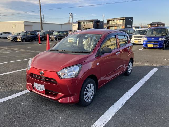 ミライースL SAIII13インチフルホイールキャップ マルチリフレクターハロゲンヘッドランプ 可倒式ドアミラー 自発光式デジタルメーターアンバーイルミネーションメーター マニュアルエアコン(ダイヤル式) キーレスエントリー(静岡県)の中古車