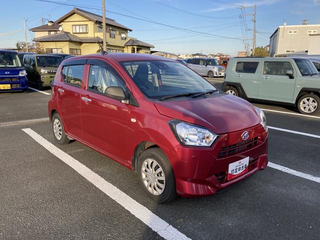 ミライースL SAIII13インチフルホイールキャップ マルチリフレクターハロゲンヘッドランプ 可倒式ドアミラー 自発光式デジタルメーターアンバーイルミネーションメーター マニュアルエアコン(ダイヤル式) キーレスエントリー(静岡県)の中古車