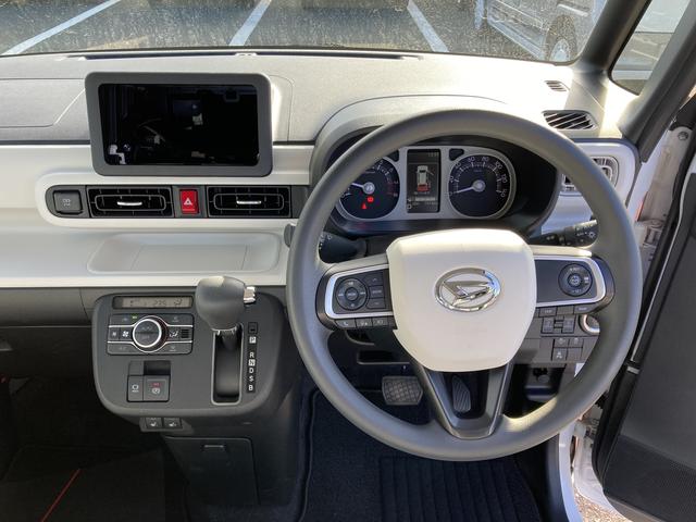 ムーヴキャンバスストライプスGターボ14インチフルホイールキャップ LEDヘッドランプ LEDフォグランプ ホっとカップホルダー 両側パワースライドドア キーフリーシステム プッシュボタンスタート UVカットガラス(静岡県)の中古車