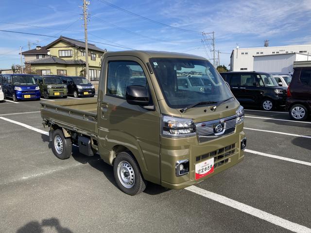 ハイゼットトラックEXT ディスプレイオーディオ付ディスプレイオーディオ付き 2WD CVT キーフリーシステム マニュアルエアコン パワーステアリング パワーウィンドウ UVカットガラス 電動格納ドアミラー(静岡県)の中古車
