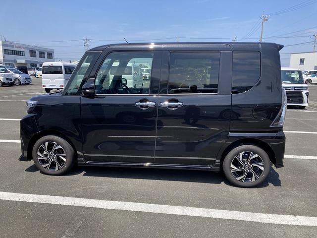 タントカスタムX14インチアルミホイール 大型エアロバンパー フルLEDヘッドランプ オート格納式カラードドアミラー 両側パワースライドドア キーフリーシステム プッシュボタンスタート(静岡県)の中古車