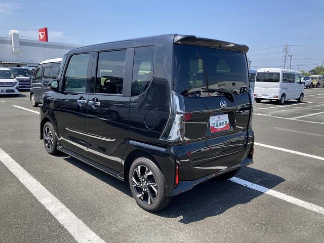 タントカスタムX14インチアルミホイール 大型エアロバンパー フルLEDヘッドランプ オート格納式カラードドアミラー 両側パワースライドドア キーフリーシステム プッシュボタンスタート(静岡県)の中古車