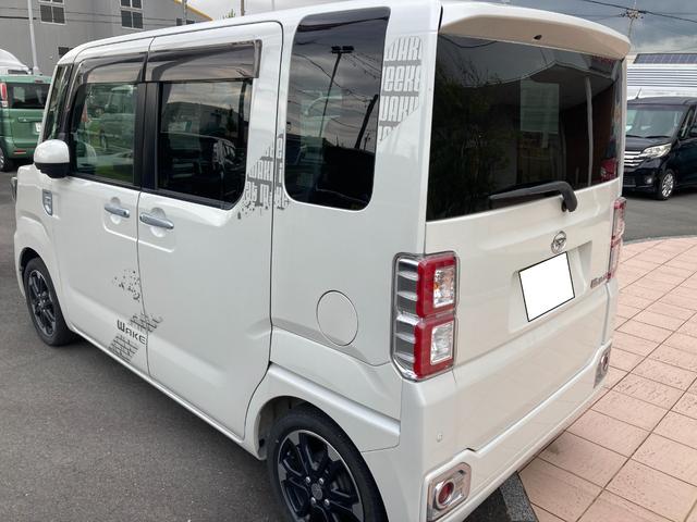 ウェイク 中古車 ＧターボリミテッドＳＡＩＩＩ１５インチアルミホイール　両側パワースライドドア　ＵＶカットガラス　キーフリーシステム　オートエアコン（プッシュ式）　ＬＥＤヘッドランプ