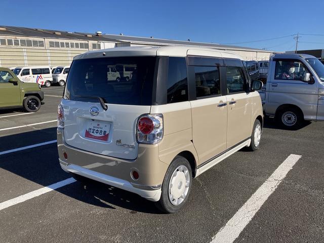 ムーヴキャンバスGメイクアップVS SAIII14インチフルホイールキャップ LEDヘッドランプ キーフリーシステム 両側パワースライドドア オートエアコン(プッシュ式) オートライト 置きラクボックス(静岡県)の中古車