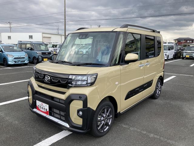 タントファンクロス１４インチアルミホイール　フルＬＥＤヘッドランプ　オート格納式カラードドアミラー　両側パワースライドドア　キーフリーシステム　プッシュボタンスタート（静岡県）の中古車