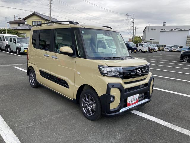 タントファンクロス１４インチアルミホイール　フルＬＥＤヘッドランプ　オート格納式カラードドアミラー　両側パワースライドドア　キーフリーシステム　プッシュボタンスタート（静岡県）の中古車