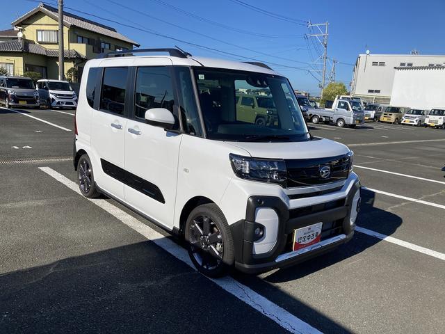タントファンクロスターボ１５インチアルミホイール　フルＬＥＤヘッドランプ　オート格納式カラードドアミラー　両側パワースライドドア　キーフリーシステム　プッシュボタンスタート（静岡県）の中古車