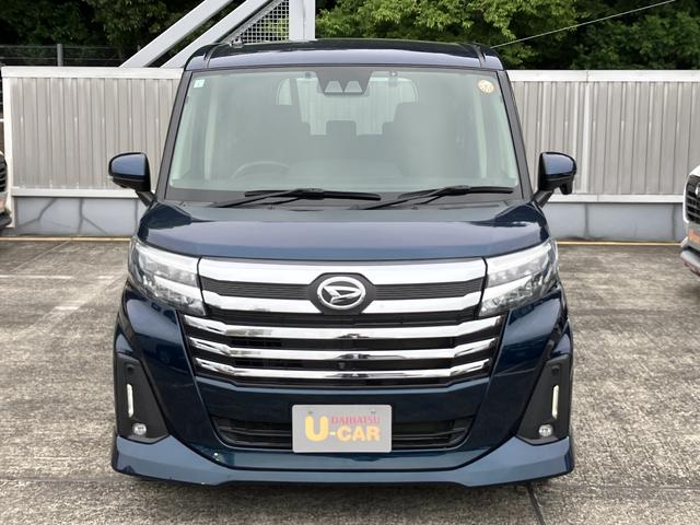 トールカスタムＧ　ターボＬＥＤヘッドランプ　キーフリーシステム　パワースライドドア（両側）　プッシュボタンスタート　ＵＶカットガラス　電動格納ドアミラー　フロントフォグランプ　オートエアコン（プッシュ式）（静岡県）の中古車