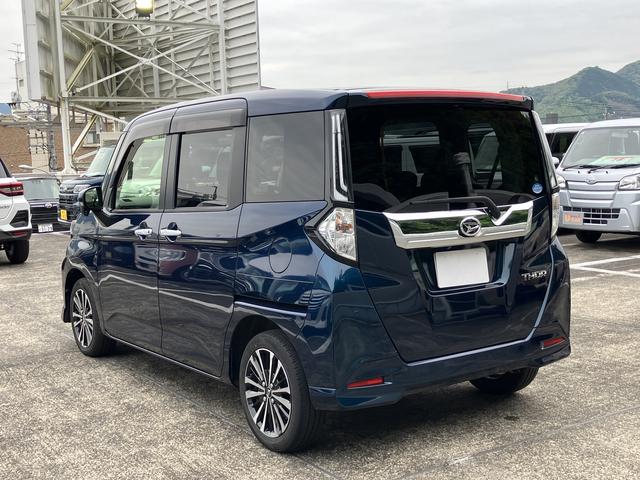 トールカスタムＧ　ターボＬＥＤヘッドランプ　キーフリーシステム　パワースライドドア（両側）　プッシュボタンスタート　ＵＶカットガラス　電動格納ドアミラー　フロントフォグランプ　オートエアコン（プッシュ式）（静岡県）の中古車