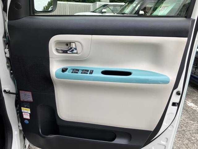 ムーヴキャンバスＧメイクアップリミテッド　ＳＡIII１４インチフルホイールキャップ　ＬＥＤヘッドランプ　キーフリーシステム　両側パワースライドドア　オートエアコン（プッシュ式）　オートライト　置きラクボックス（静岡県）の中古車