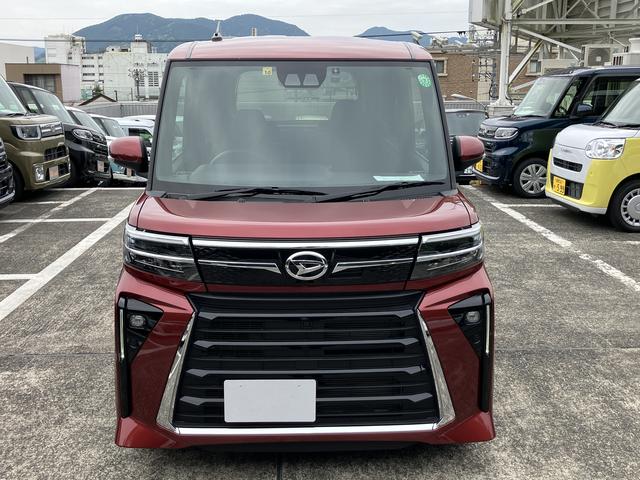 タントカスタムＸ１４インチアルミホイール　大型エアロバンパー　フルＬＥＤヘッドランプ　オート格納式カラードドアミラー　両側パワースライドドア　キーフリーシステム　プッシュボタンスタート（静岡県）の中古車