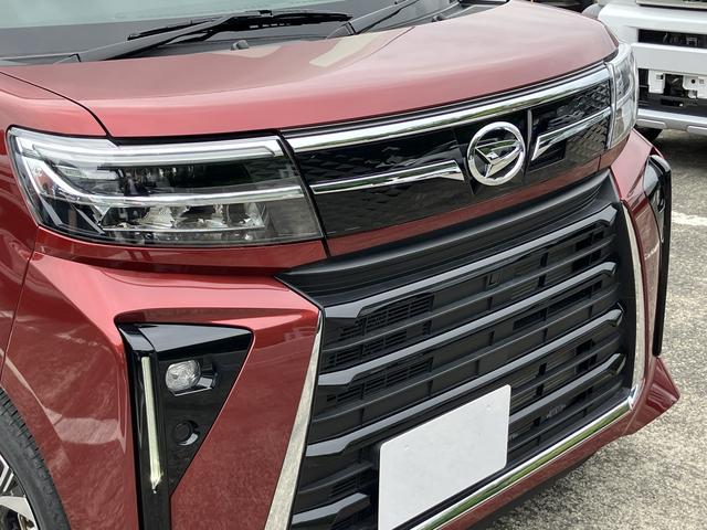 タントカスタムＸ１４インチアルミホイール　大型エアロバンパー　フルＬＥＤヘッドランプ　オート格納式カラードドアミラー　両側パワースライドドア　キーフリーシステム　プッシュボタンスタート（静岡県）の中古車