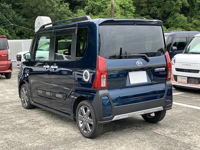 タントファンクロスターボ１５インチアルミホイール　キーフリーシステム　フルＬＥＤヘッドランプ　オート格納式カラードドアミラー　本革巻ステアリングホイール（静岡県）の中古車