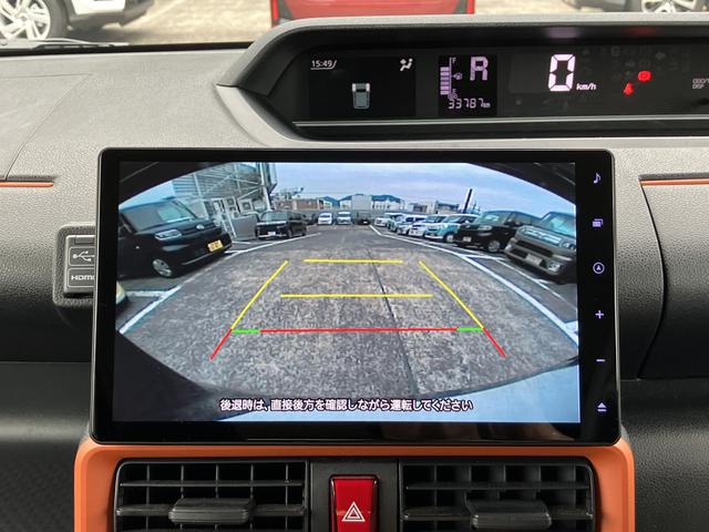 タントファンクロスターボ１５インチアルミホイール　キーフリーシステム　フルＬＥＤヘッドランプ　オート格納式カラードドアミラー　本革巻ステアリングホイール（静岡県）の中古車