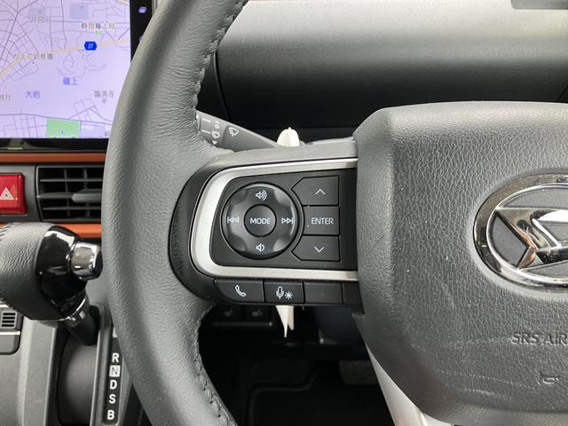 タントファンクロスターボ１５インチアルミホイール　キーフリーシステム　フルＬＥＤヘッドランプ　オート格納式カラードドアミラー　本革巻ステアリングホイール（静岡県）の中古車