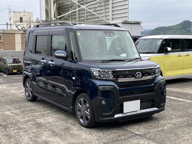 タントファンクロスターボ１５インチアルミホイール　キーフリーシステム　フルＬＥＤヘッドランプ　オート格納式カラードドアミラー　本革巻ステアリングホイール（静岡県）の中古車