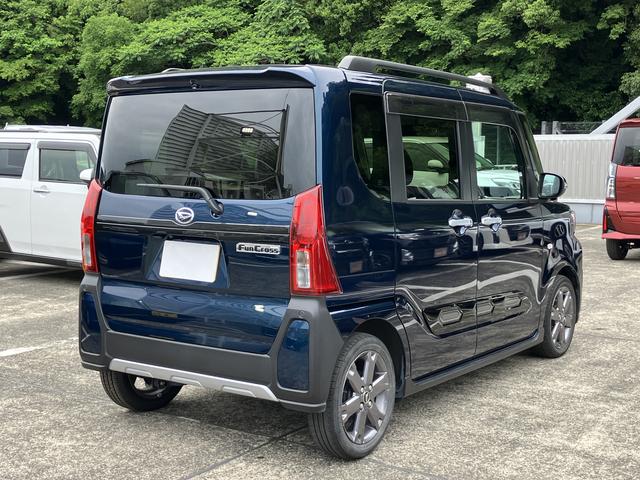 タントファンクロスターボ１５インチアルミホイール　キーフリーシステム　フルＬＥＤヘッドランプ　オート格納式カラードドアミラー　本革巻ステアリングホイール（静岡県）の中古車
